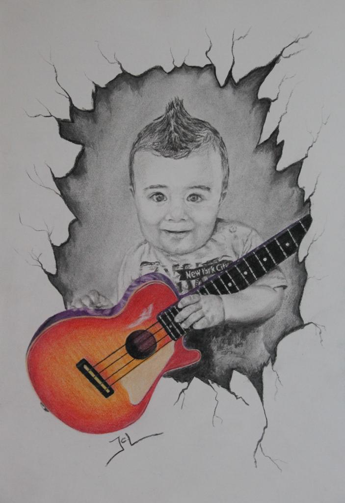 baby guitar hero